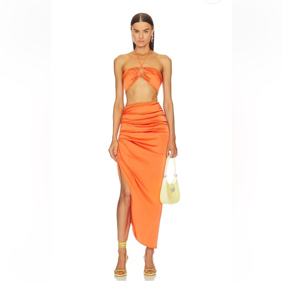 Revolve Matching Set in Orange - Picture 1 of 7